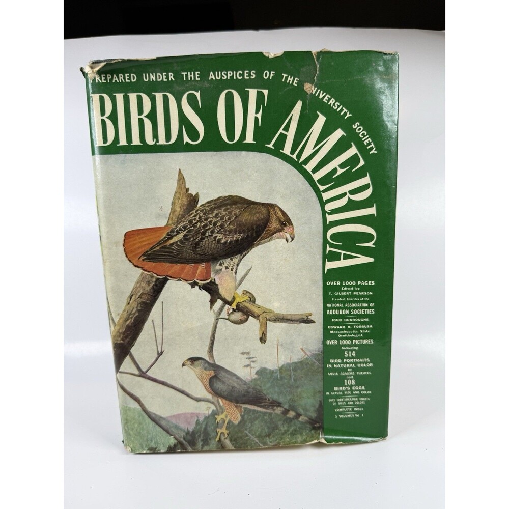 Birds of America T Gilbert Pearson Audubon Society HC w/ Dust Jacket Vintage